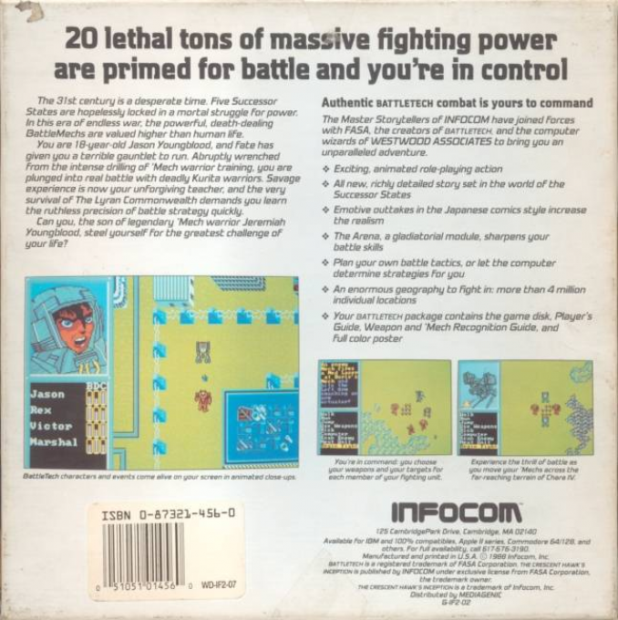 Battletech - The Crescent Hawk's Inception - Dos