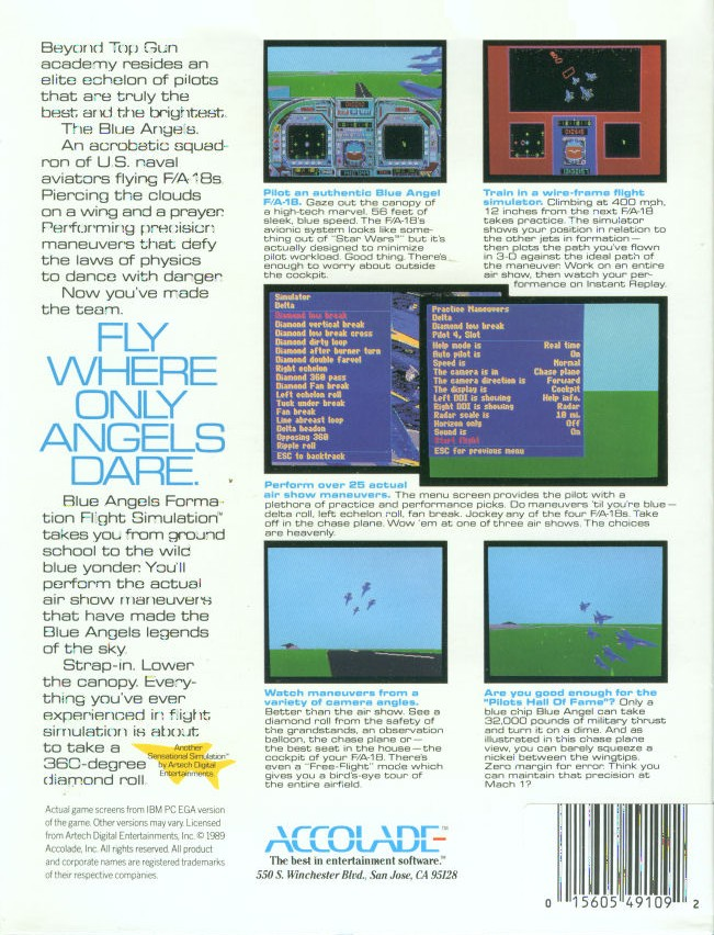 Blue Angels - Formation Flight Simulation - Dos