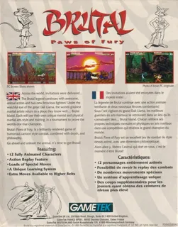 Brutal - Paws Of Fury dos