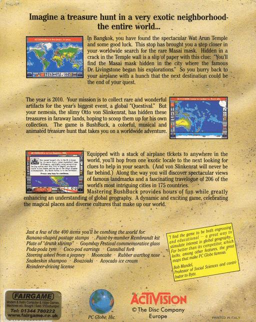 Bush Buck - A Global Treasure Hunt - Dos