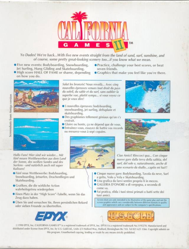 California Games - Dos