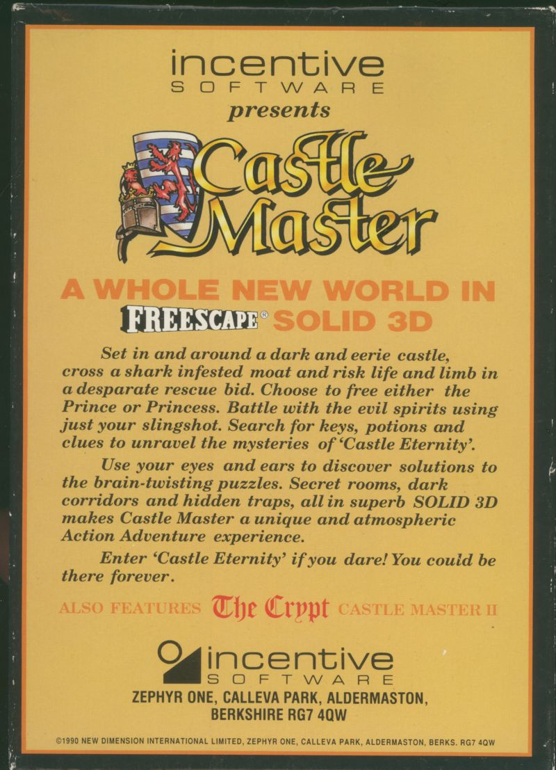 Castle Master 2 - The Crypt - Dos