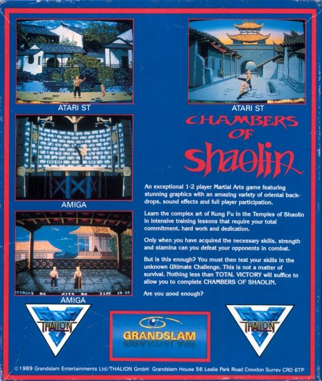 Chambers of Shaolin - Dos