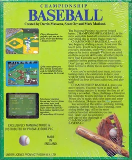 Championship Baseball dos