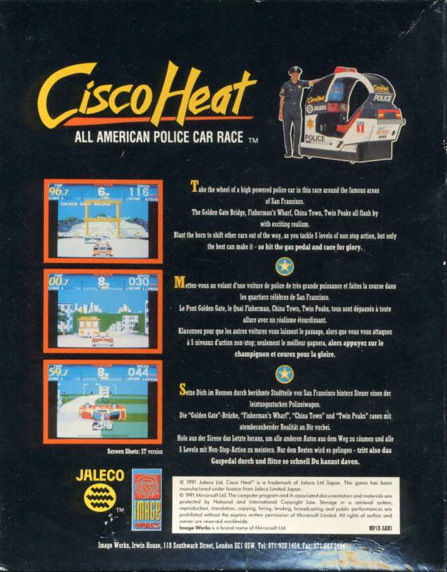 Cisco Heat - All American Police Car Race - Dos
