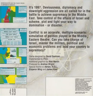 Conflict - The Middle East Political Simulator dos