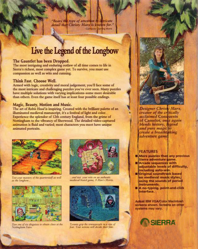Conquests of the Longbow - The Legend of Robin Hood - Dos
