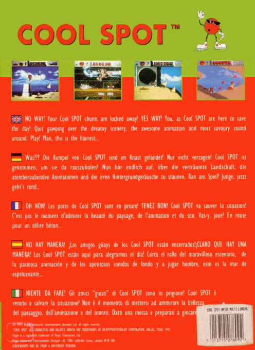 Cool Spot - Dos