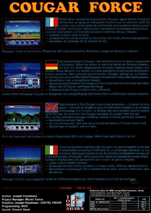 Cougar Force - Dos