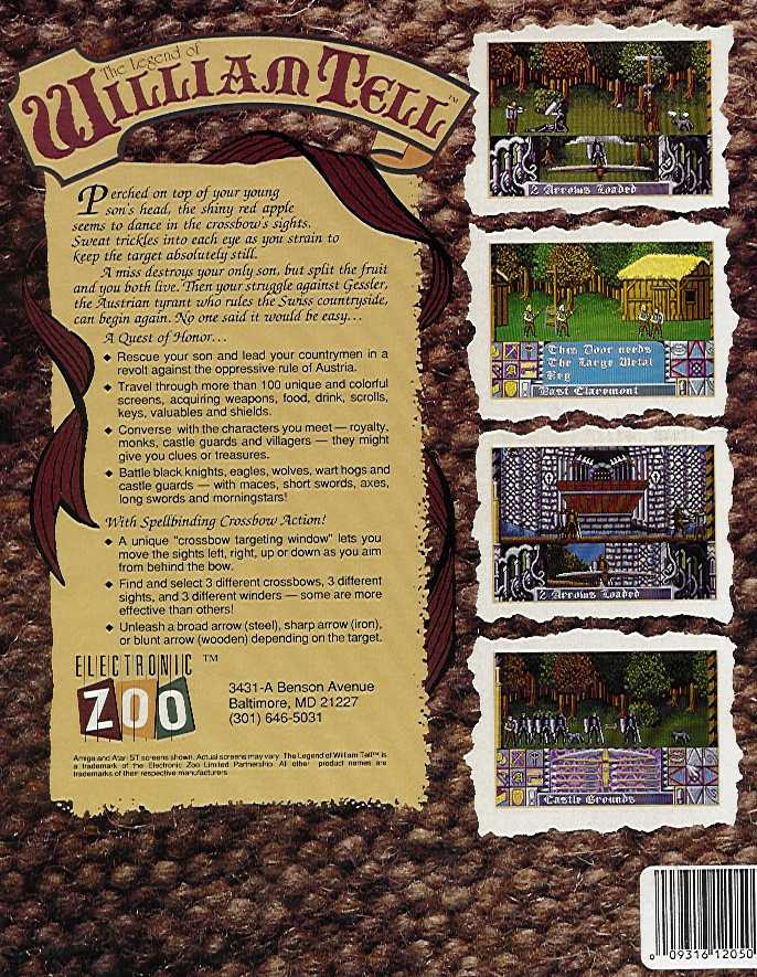 Crossbow - The Legend Of William Tell - Dos