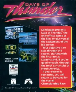 Days Of Thunder dos