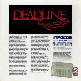 Deadline (Infocom) dos