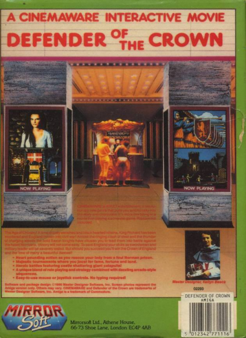 Defender Of The Crown - Dos