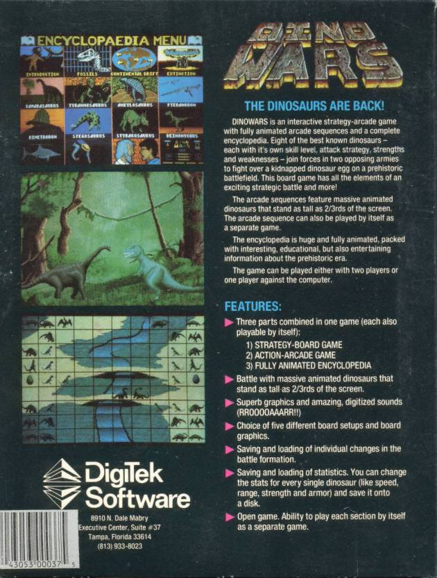 Dino Wars - Dos