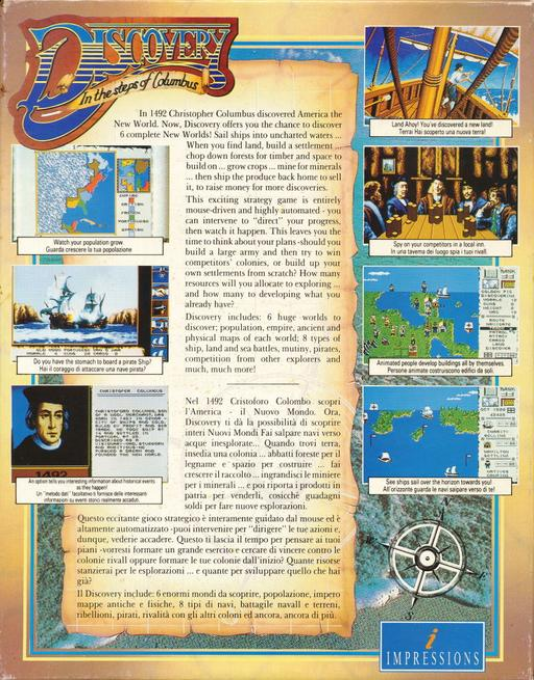 Discovery - In The Steps Of Columbus - Dos