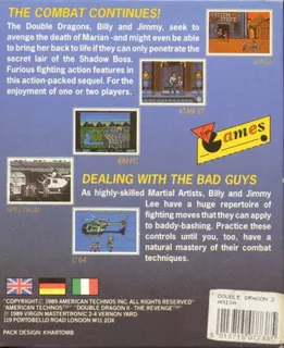 Double Dragon 2 - The Revenge dos