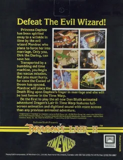 Dragon's Lair 2 - Time Warp dos