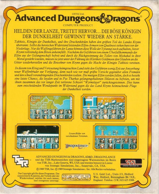 Dragons of Flame - Dos