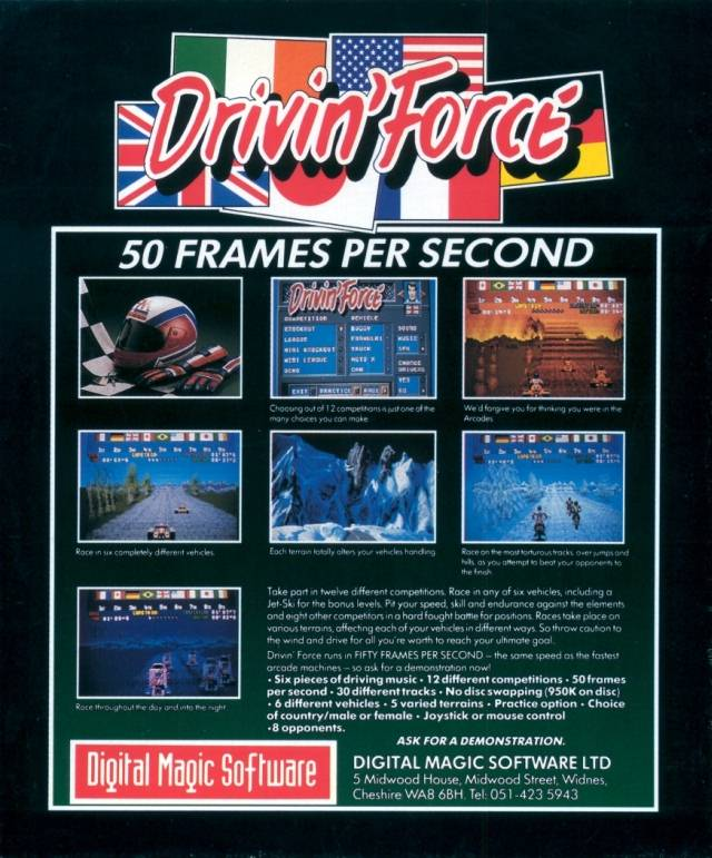 Drivin' Force - Dos