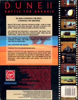 Dune II : La Bataille d'Arrakis dos