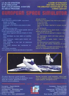 E.S.S. - European Space Simulator dos