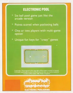 Electronic Pool dos