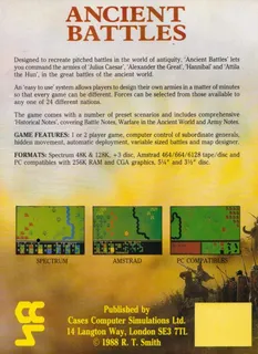 Encyclopedia Of War - Ancient Battles dos