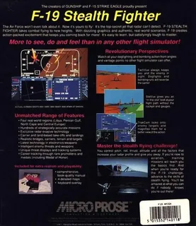 F-19 Stealth Fighter dos