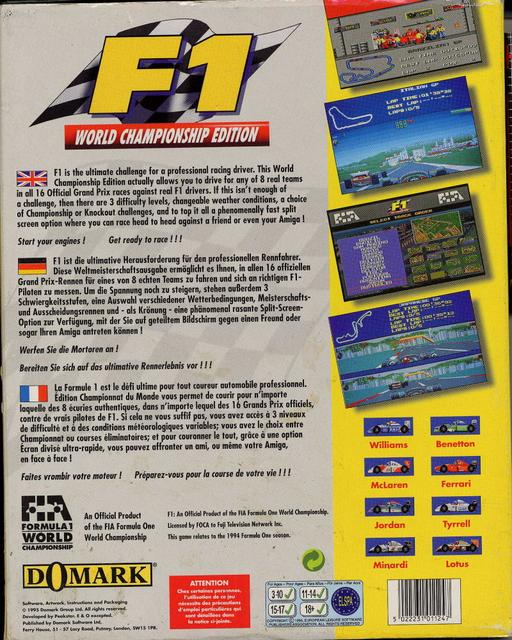 F1 - World Championship Edition - Dos
