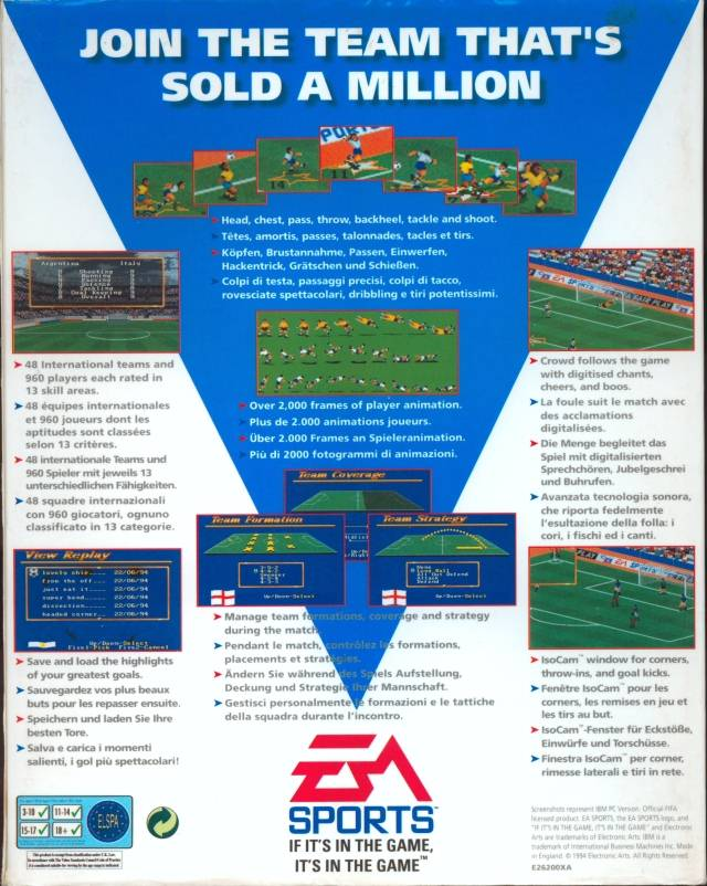 Fifa International Soccer - Dos