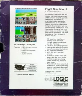 Flight Simulator II dos