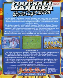Football Manager - World Cup Edition dos