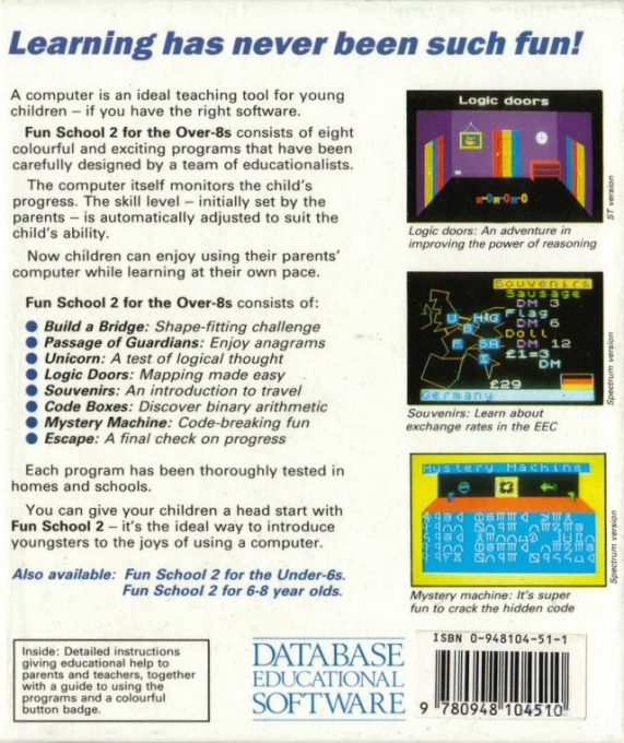 Fun School 2 - For Over 8's - Dos