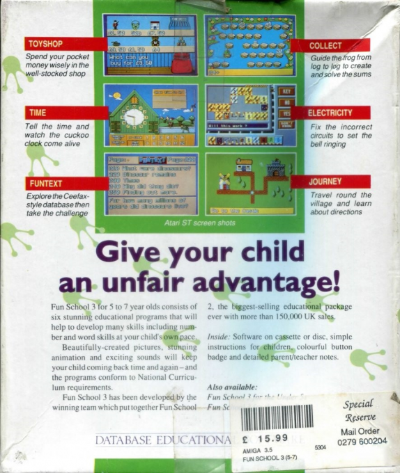 Fun School 3 - For 5 To 7 Year Olds - Dos