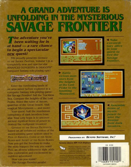Gateway To The Savage Frontier - Dos