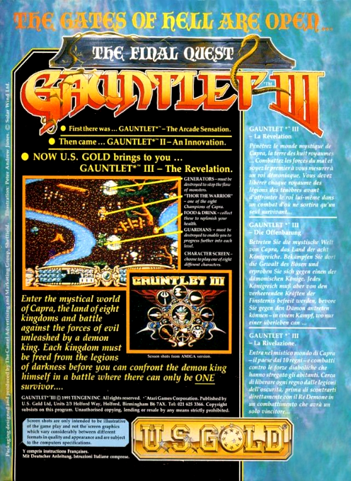 Gauntlet 3 - The Final Quest - Dos