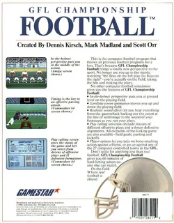 GFL Championship Football dos