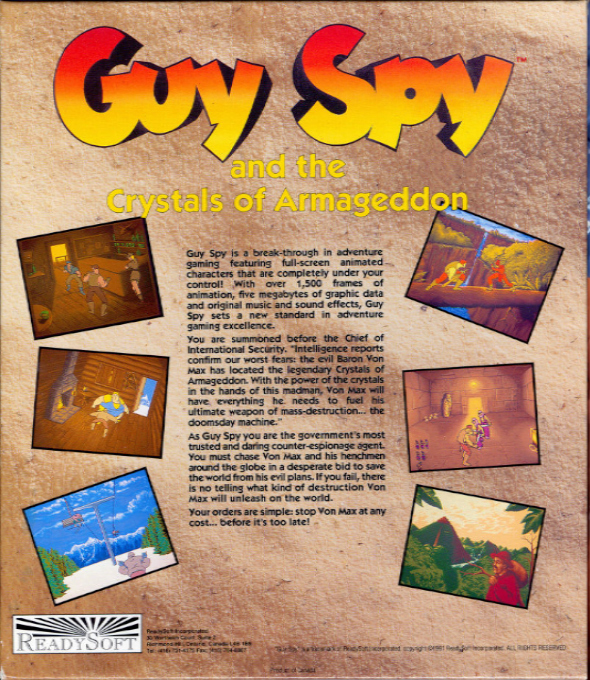 Guy Spy and the Crystals of Armageddon - Dos