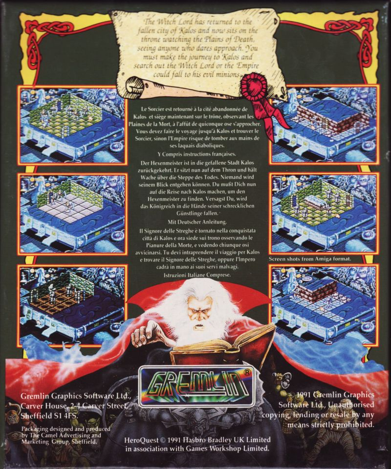 Hero Quest - Return Of The Witch Lord - Dos