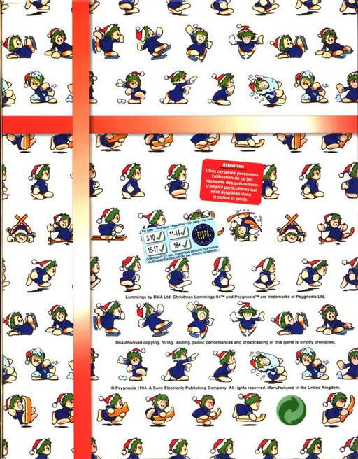 Holiday Lemmings 1993 - Dos