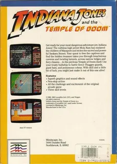 Indiana Jones And The Temple Of Doom dos