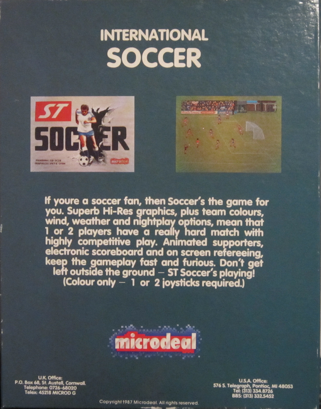 International Soccer - Dos