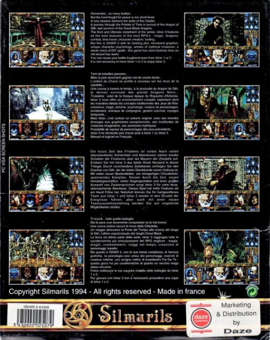 Ishar 3 - Seven Gates Of Infinity - Dos