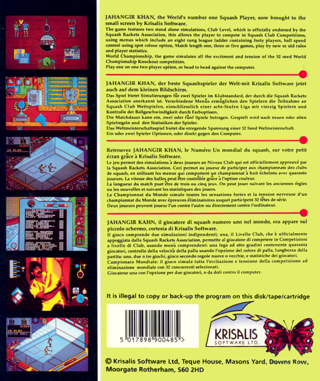 Jahangir Khan's World Championship Squash - Dos