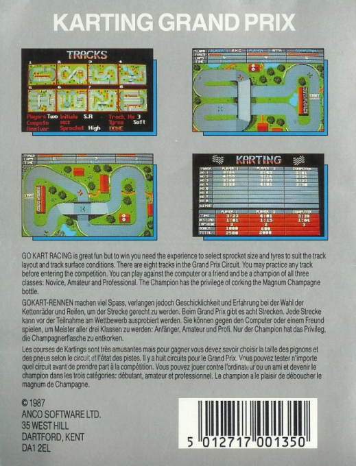 Karting Grand Prix - Dos