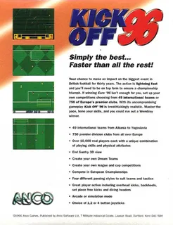 Kick Off 96 dos