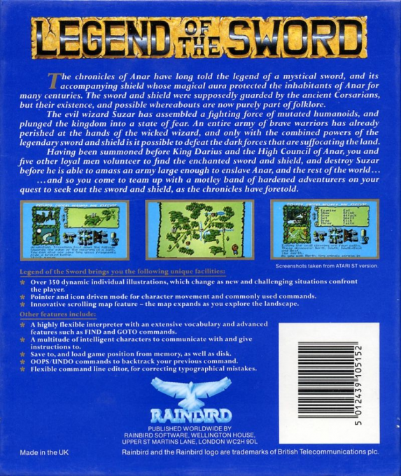 Legend Of The Sword - Dos