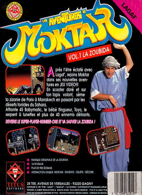 Les Aventures De Moktar - Dos