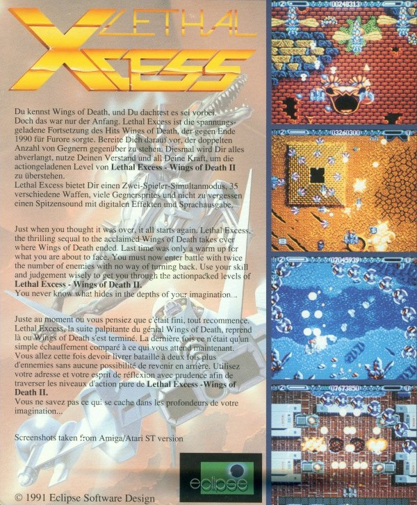 Lethal Xcess - Wings of Death II - Dos