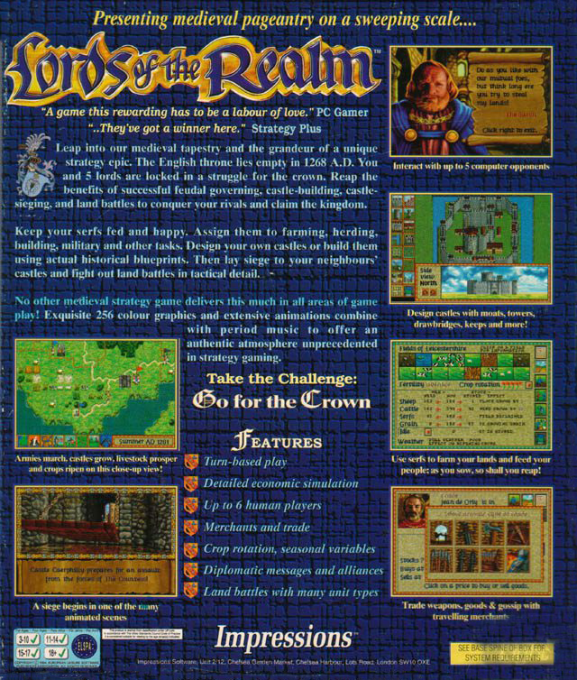 Lords Of The Realm - Dos
